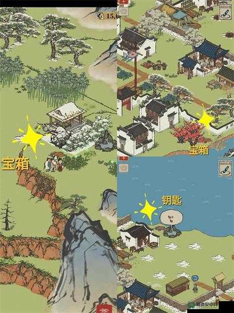 江南百景图徽州探险第一章，宝箱钥匙究竟隐藏在哪些神秘角落？