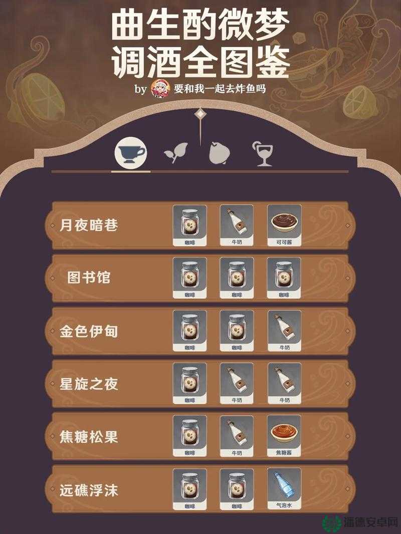 原神玩家必看，钟离曲生酌微梦烟霞蔽芾配方揭秘，新手如何快速精通制作？