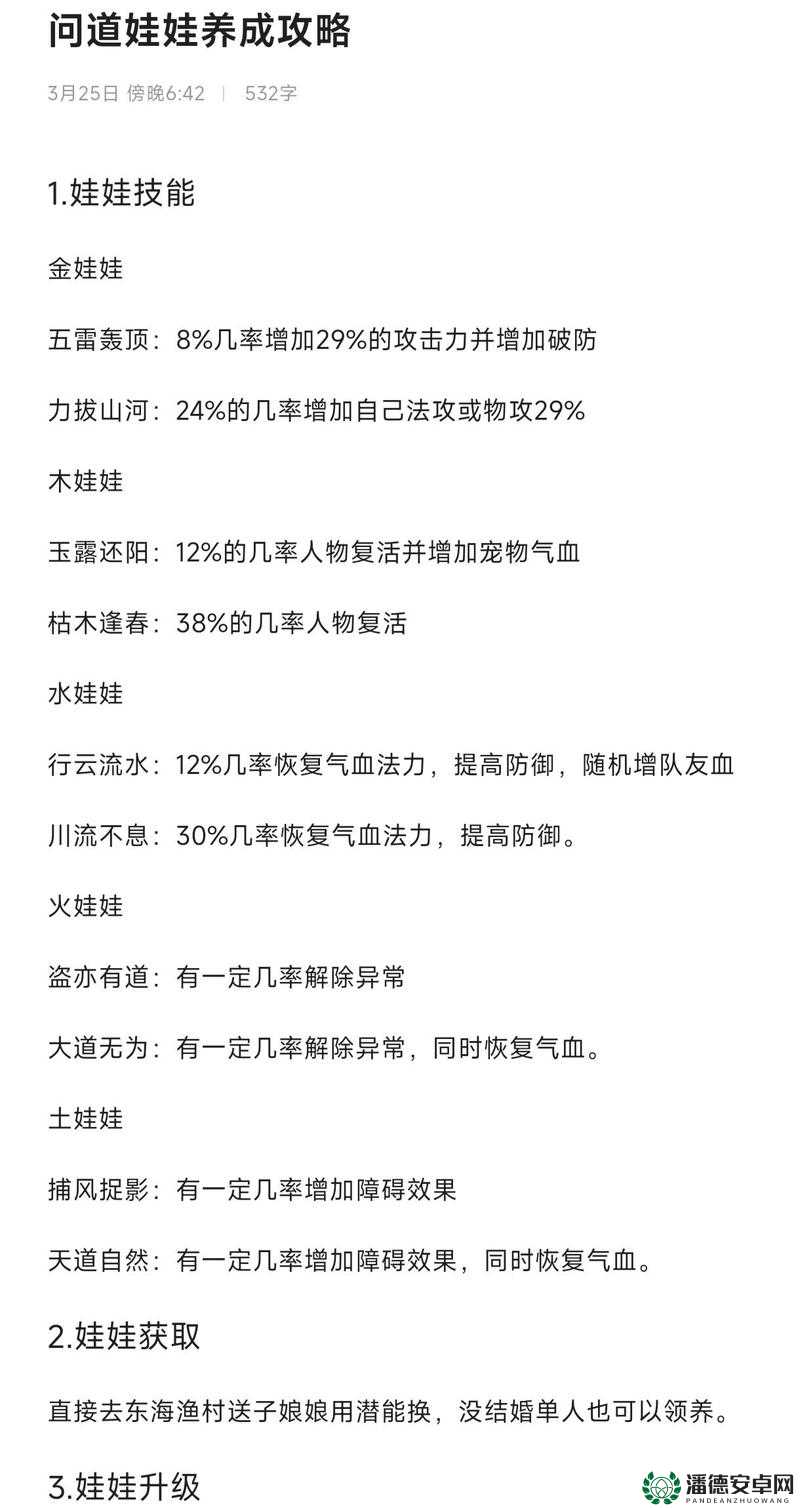 问道手游敏水角色该如何选择宝宝？探索敏水宠物搭配详解的演变历程