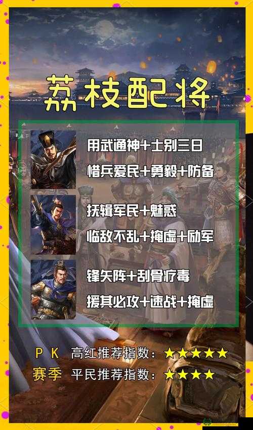 三国志幻想大陆武将类型克制全解析：5大类型与10种克制关系深度揭秘